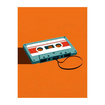 Retro Cassette Tape | Canvas Art Print