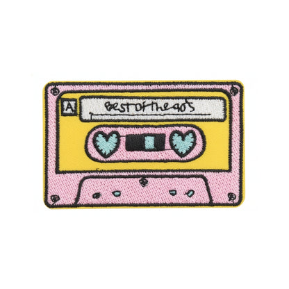 Retro Cassette Tape 'Best of the 90s' | Embroidered Patch