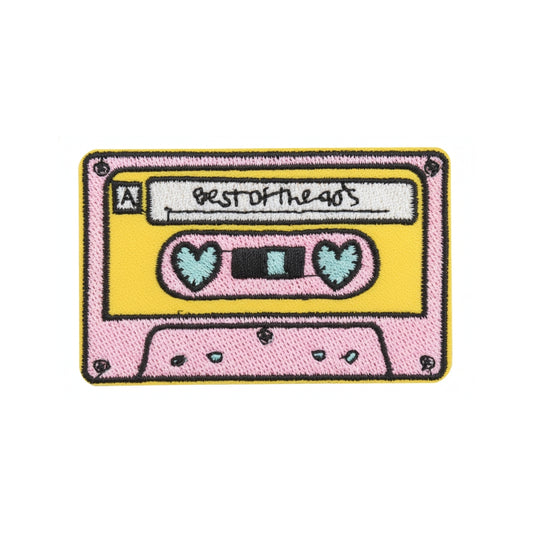 Retro Cassette Tape 'Best of the 90s' | Embroidered Patch