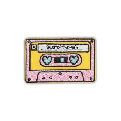 Retro Cassette Tape 'Best of the 90s' | Embroidered Patch