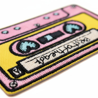 Retro Cassette Tape 'Best of the 90s' | Embroidered Patch