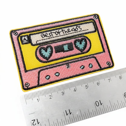Retro Cassette Tape 'Best of the 90s' | Embroidered Patch