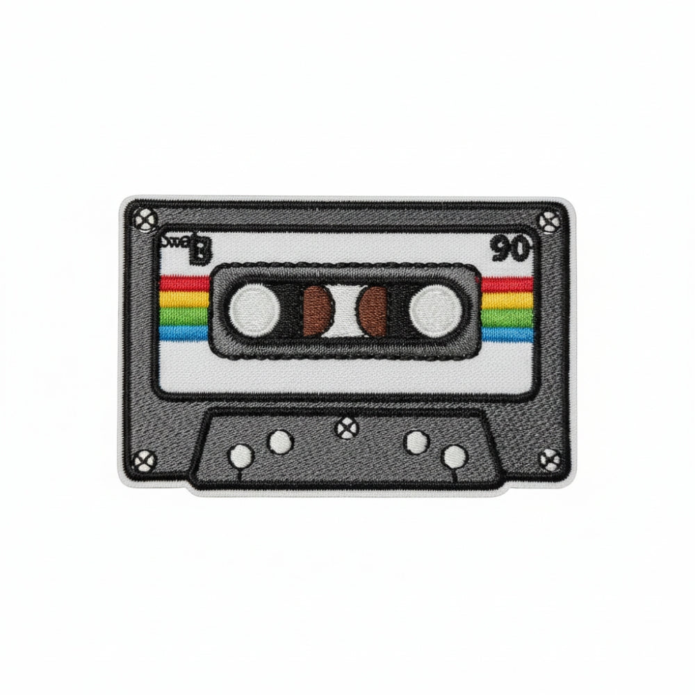 Retro Cassette Tape | Embroidered Patch