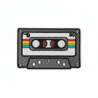 Retro Cassette Tape | Embroidered Patch