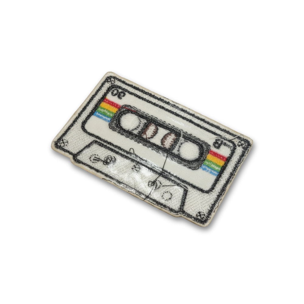 Retro Cassette Tape | Embroidered Patch