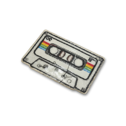 Retro Cassette Tape | Embroidered Patch