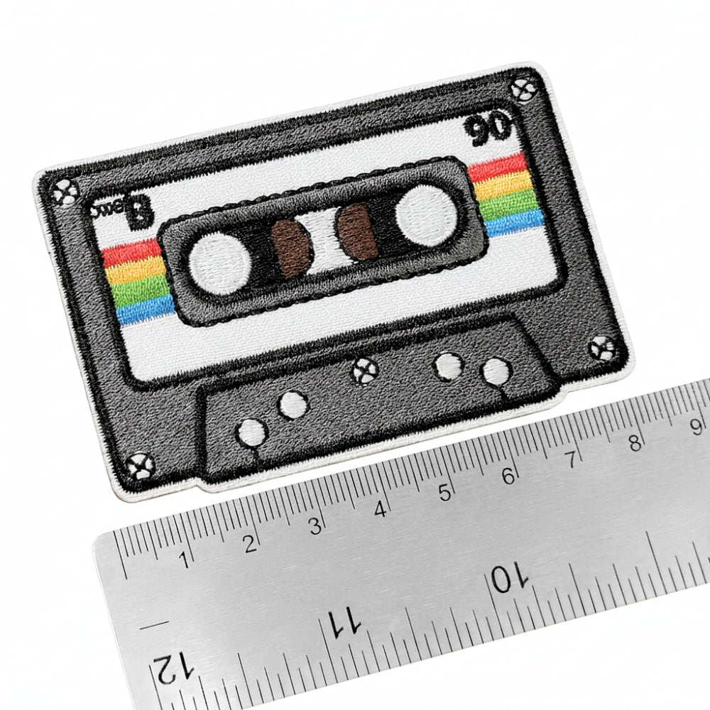Retro Cassette Tape | Embroidered Patch