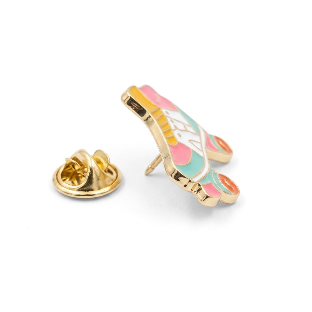 Retro Roller Skate | Collectible Pin
