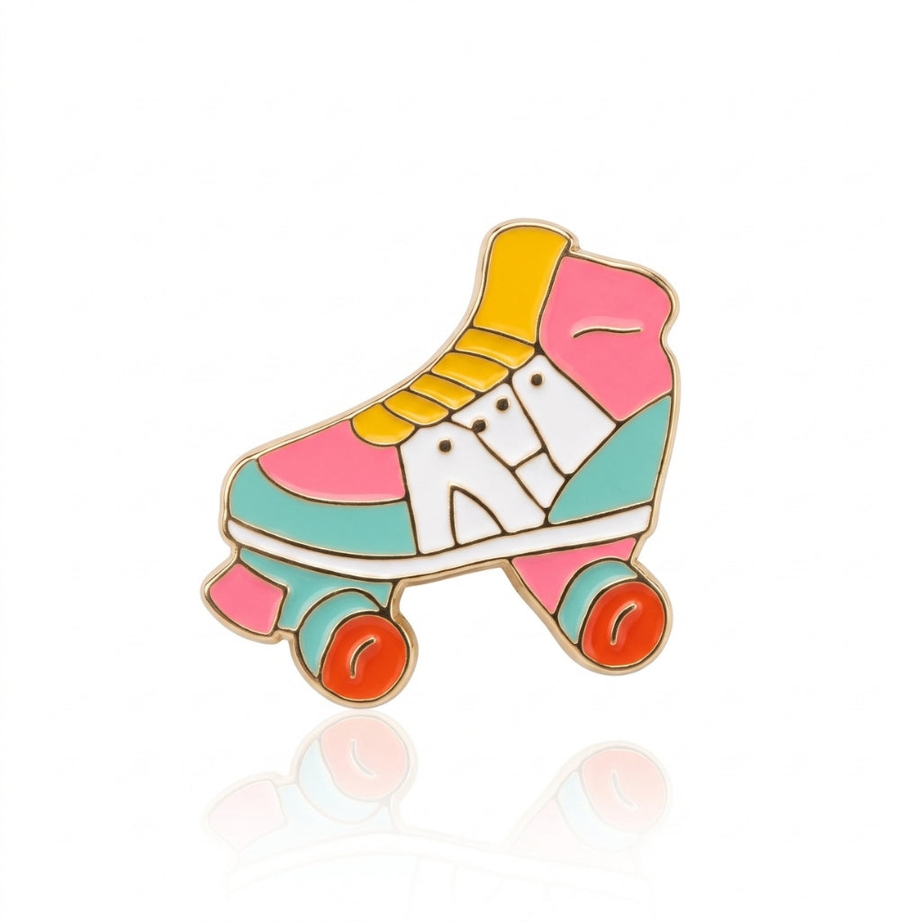 Retro Roller Skate | Collectible Pin