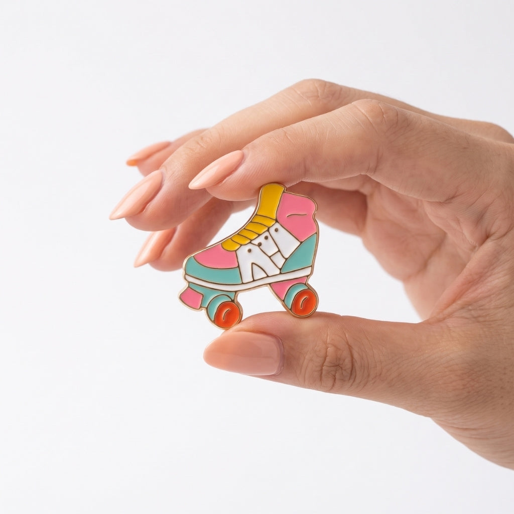 Retro Roller Skate | Collectible Pin