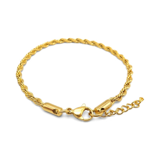 Gold-Plated Rope Chain | Bracelet