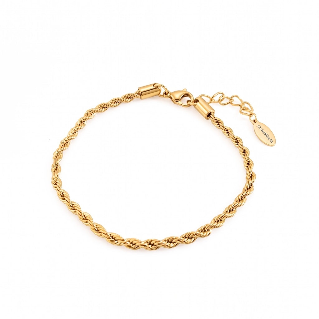 Gold-Plated Rope Chain | Bracelet