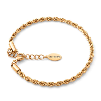 Gold-Plated Rope Chain | Bracelet