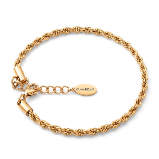 Gold-Plated Rope Chain | Bracelet