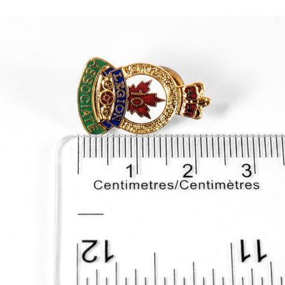10 Year Associate [Vintage Royal Canadian Legion] | Collectible Pin