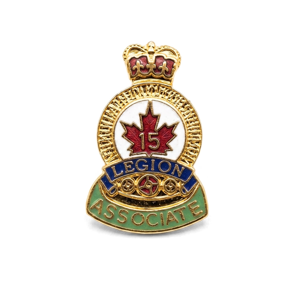 15 Year Associate [Vintage Royal Canadian Legion] | Collectible Pin