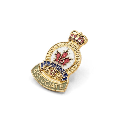 15 Year Associate [Vintage Royal Canadian Legion] | Collectible Pin