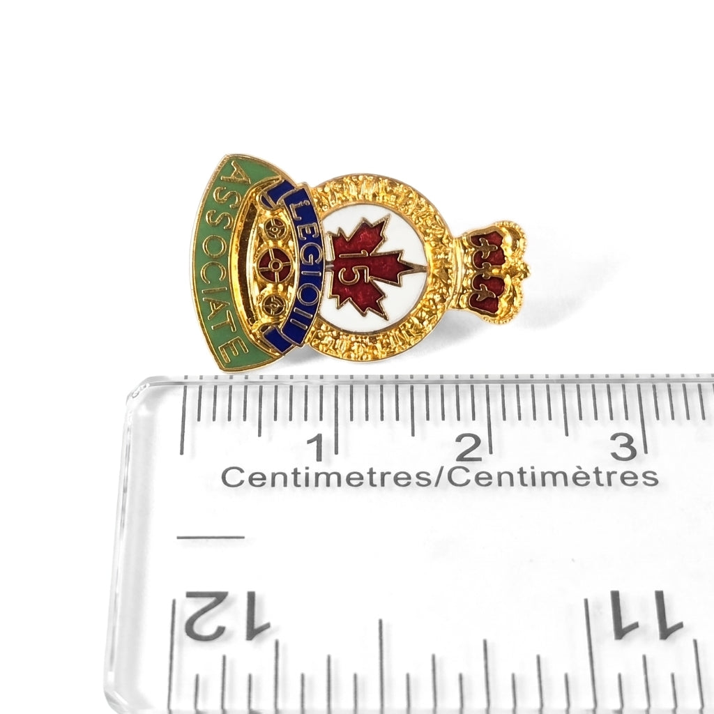15 Year Associate [Vintage Royal Canadian Legion] | Collectible Pin