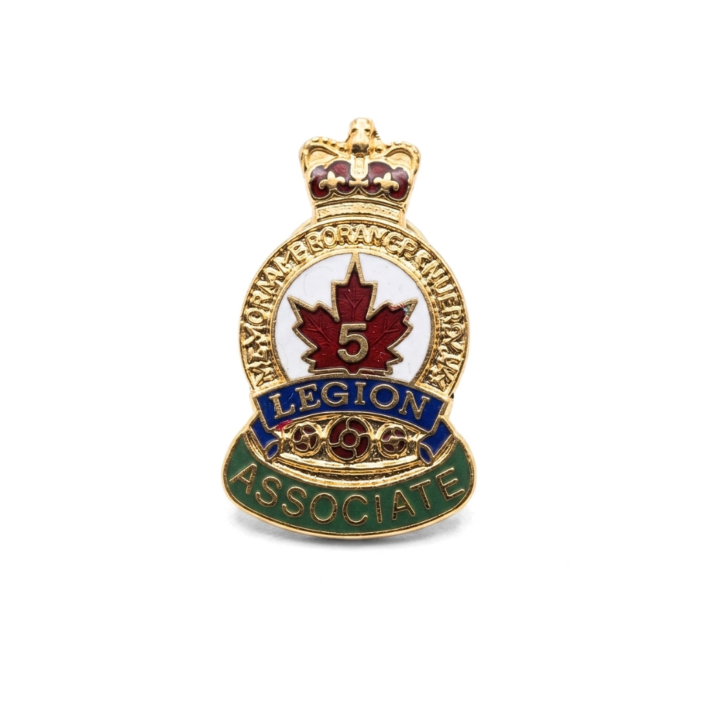 5 Year Associate [Vintage Royal Canadian Legion] | Collectible Pin