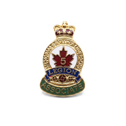 5 Year Associate [Vintage Royal Canadian Legion] | Collectible Pin
