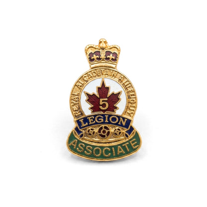 5 Year Associate [Vintage Royal Canadian Legion] | Collectible Pin