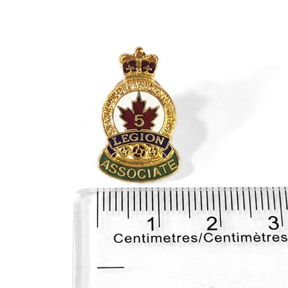 5 Year Associate [Vintage Royal Canadian Legion] | Collectible Pin