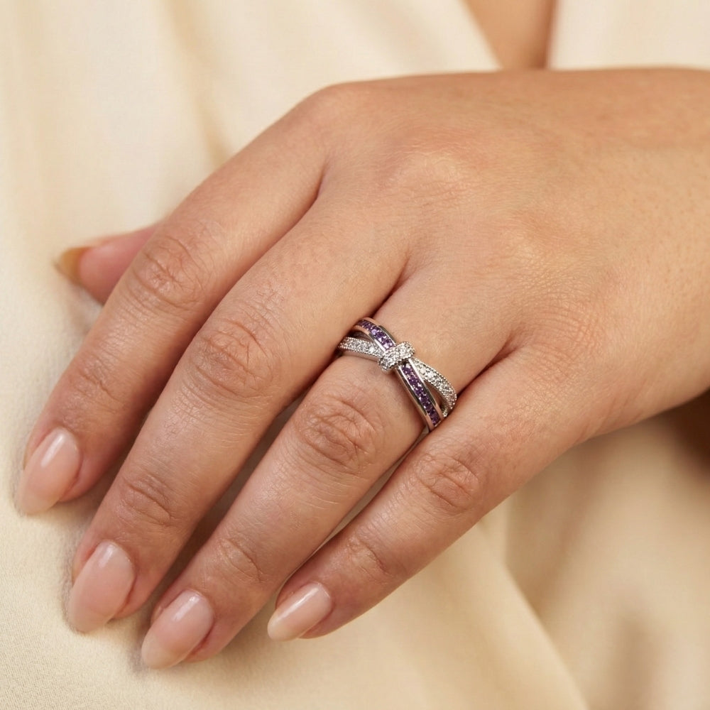 Royal Violet Crossover | Ring [Size 9]