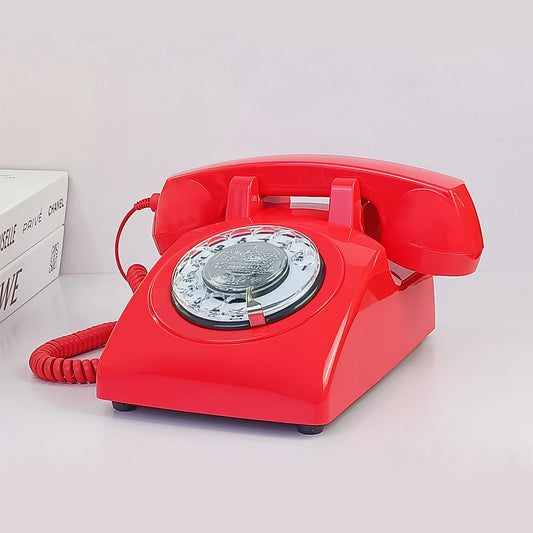 Classic Rotary Dial Landline Phone