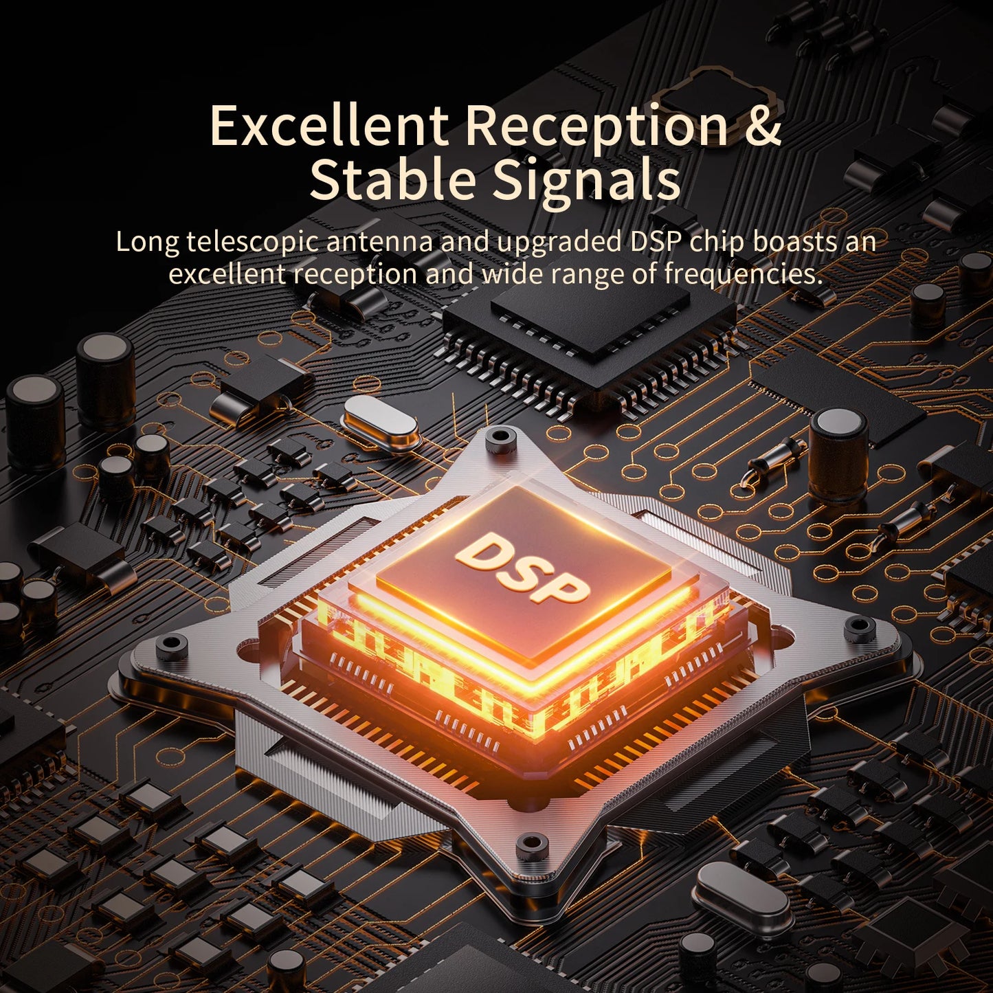 Vintage-Inspired 3-Band Bluetooth Radio (AM/FM/SW)