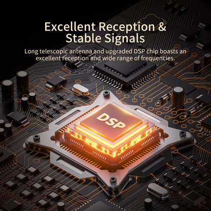 Vintage-Inspired 3-Band Bluetooth Radio (AM/FM/SW)