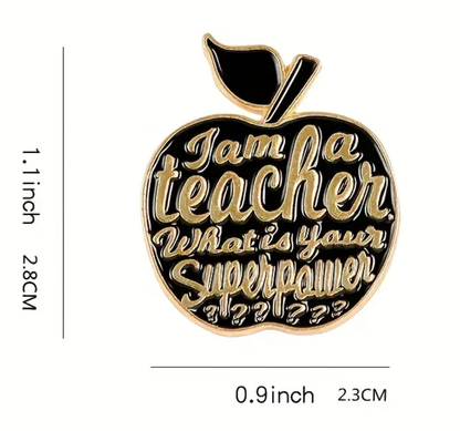 I'm a Teacher, What's Your Superpower? | Collectible Pin