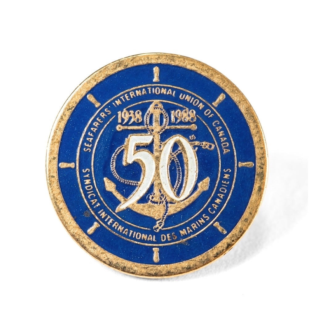 Seafarers' International Union of Canada - 50 Years 1988 [Vintage] | Collectible Pin