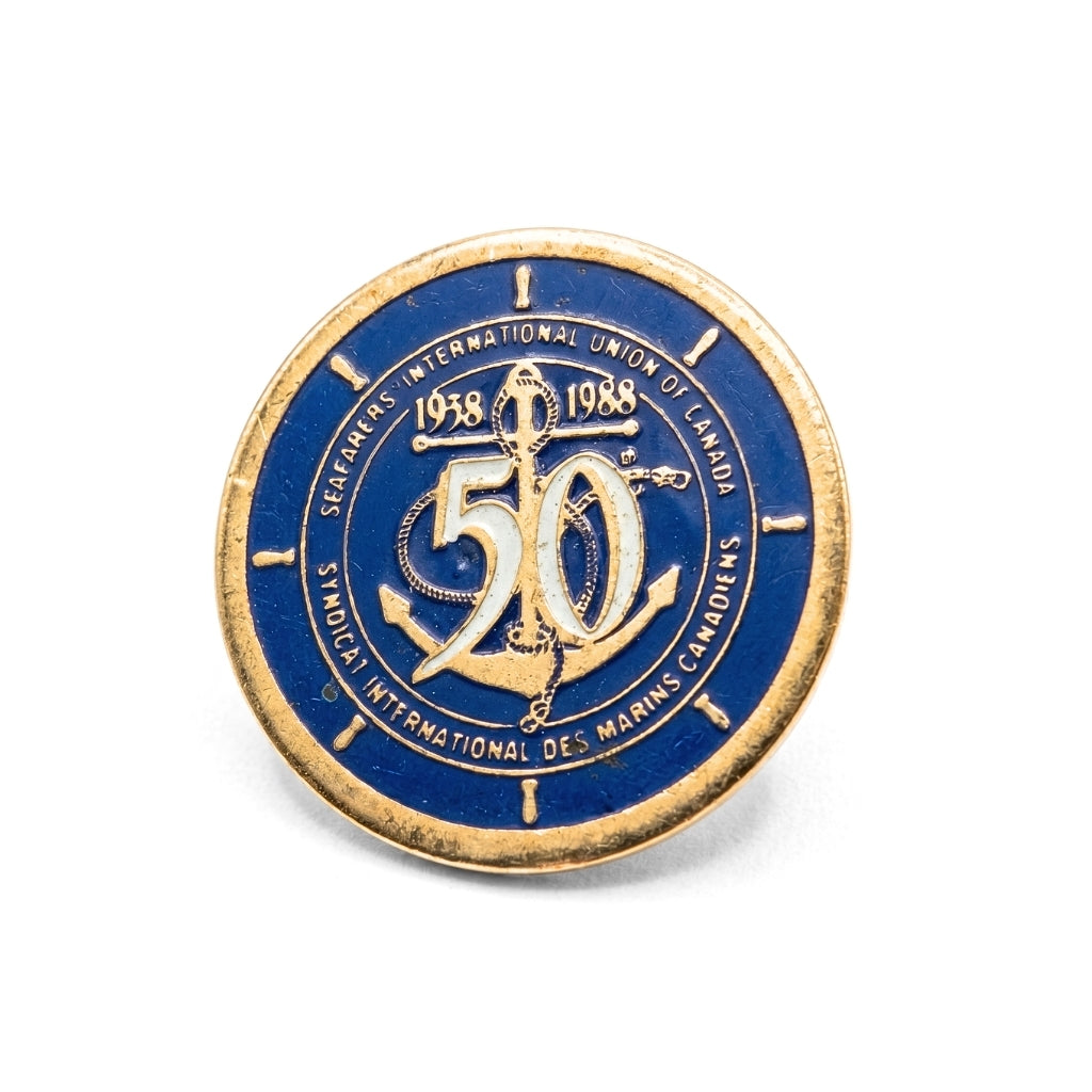 Seafarers' International Union of Canada - 50 Years 1988 [Vintage] | Collectible Pin