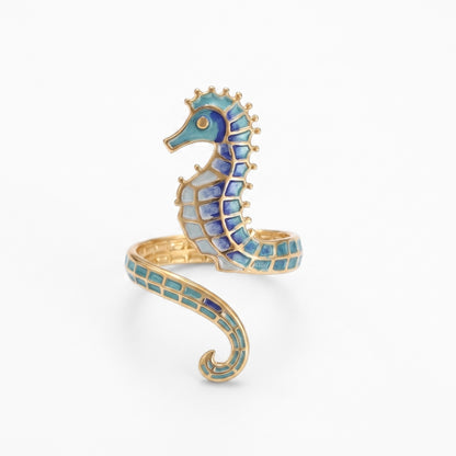 Seahorse Cuff (Ocean Blues) | Ring