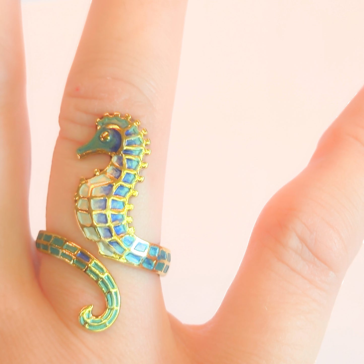Seahorse Wrap Ring