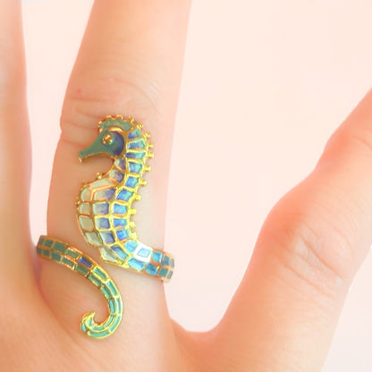 Seahorse Wrap Ring