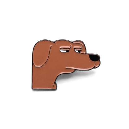 Shifty-Eyed Dog | Collectible Pin