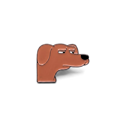 Shifty-Eyed Dog | Collectible Pin