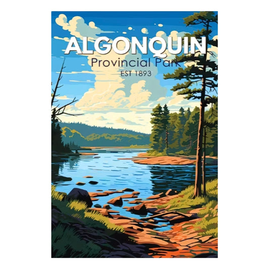 Shoreline Serenity - Algonquin Park | Canvas Art Print