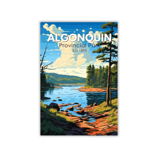 Shoreline Serenity - Algonquin Park | Canvas Art Print