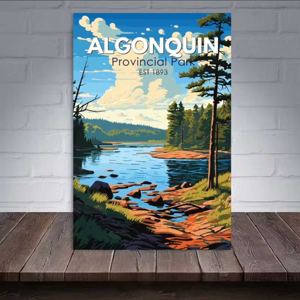 Shoreline Serenity - Algonquin Park | Canvas Art Print