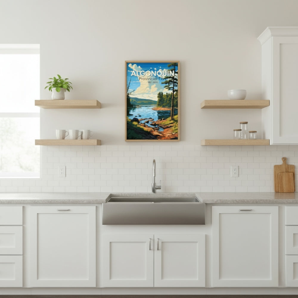 Shoreline Serenity - Algonquin Park | Canvas Art Print