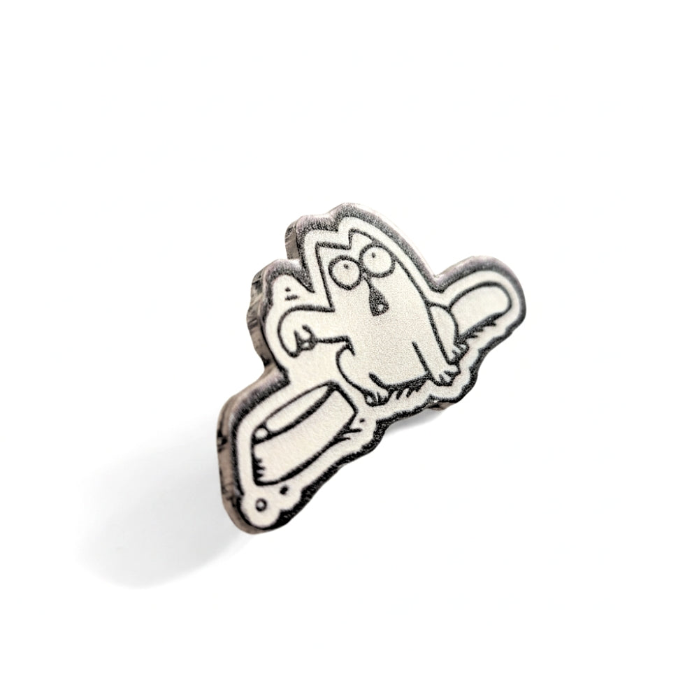 Simon's Cat "Feed Me" | Acrylic Pin