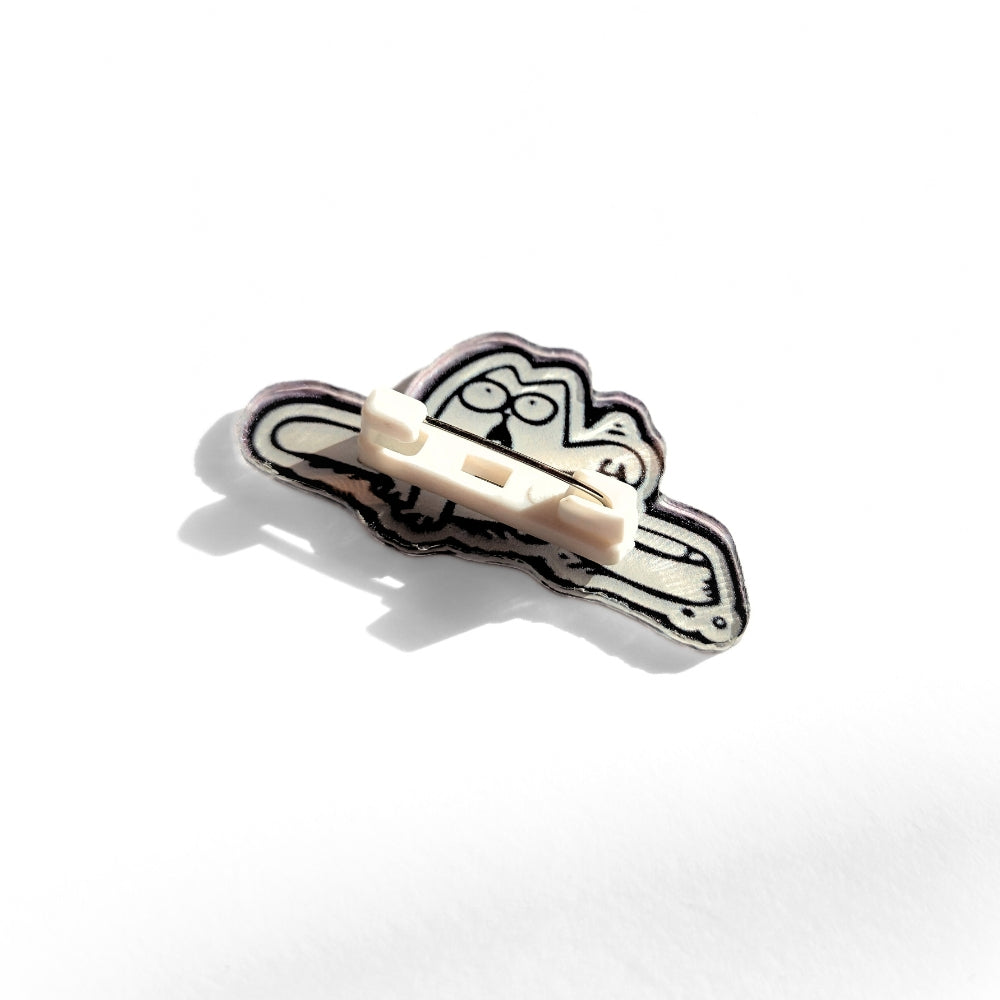 Simon's Cat "Feed Me" | Acrylic Pin