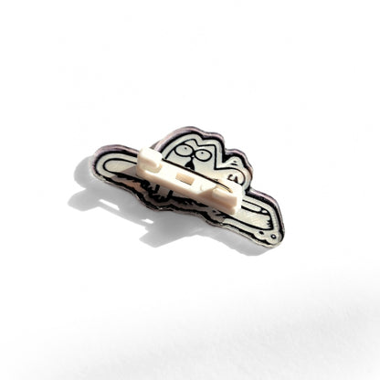 Simon's Cat "Feed Me" | Acrylic Pin