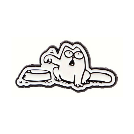 Simon's Cat "Feed Me" | Acrylic Pin