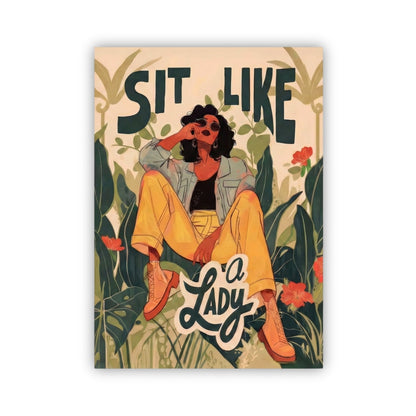 Sit Like a Lady | Canvas Art Print