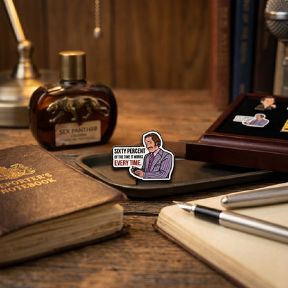 Sixty Percent of the Time It Works Every Time | Collectible Pin