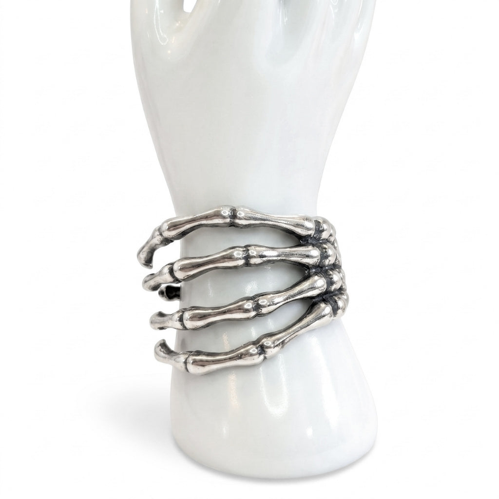 Skeleton Hand Cuff [Antique Silver] | Bracelet