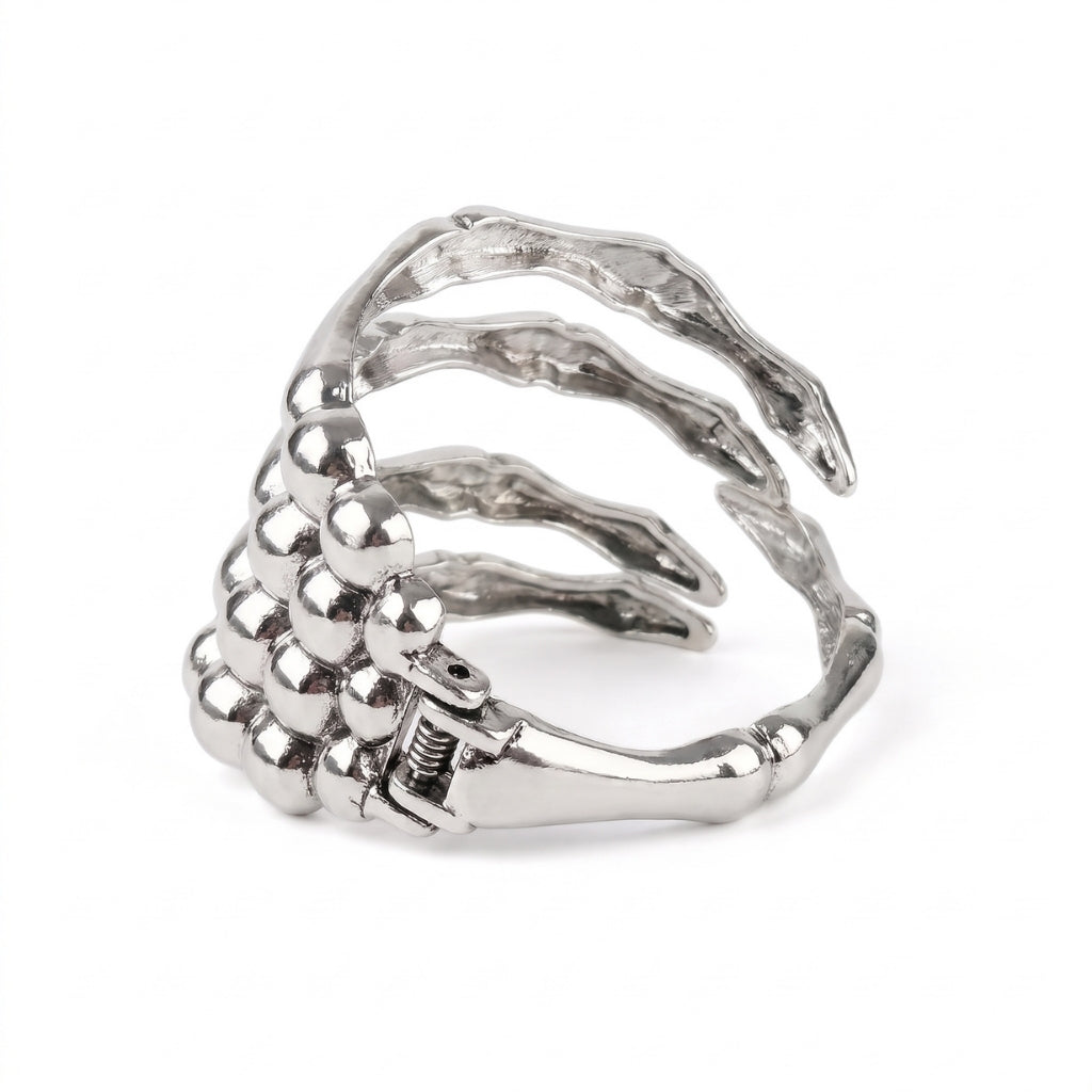 Skeleton Hand Cuff [Antique Silver] | Bracelet